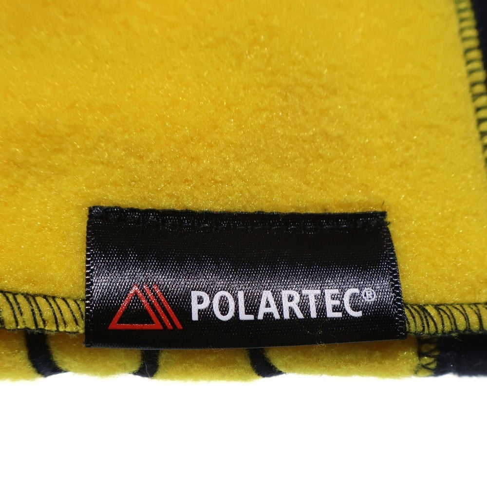 SUPREME(シュプリーム) 18AW POLARTEC SCARF ポーラテックスカーフ マフラー ブラック/イエロー