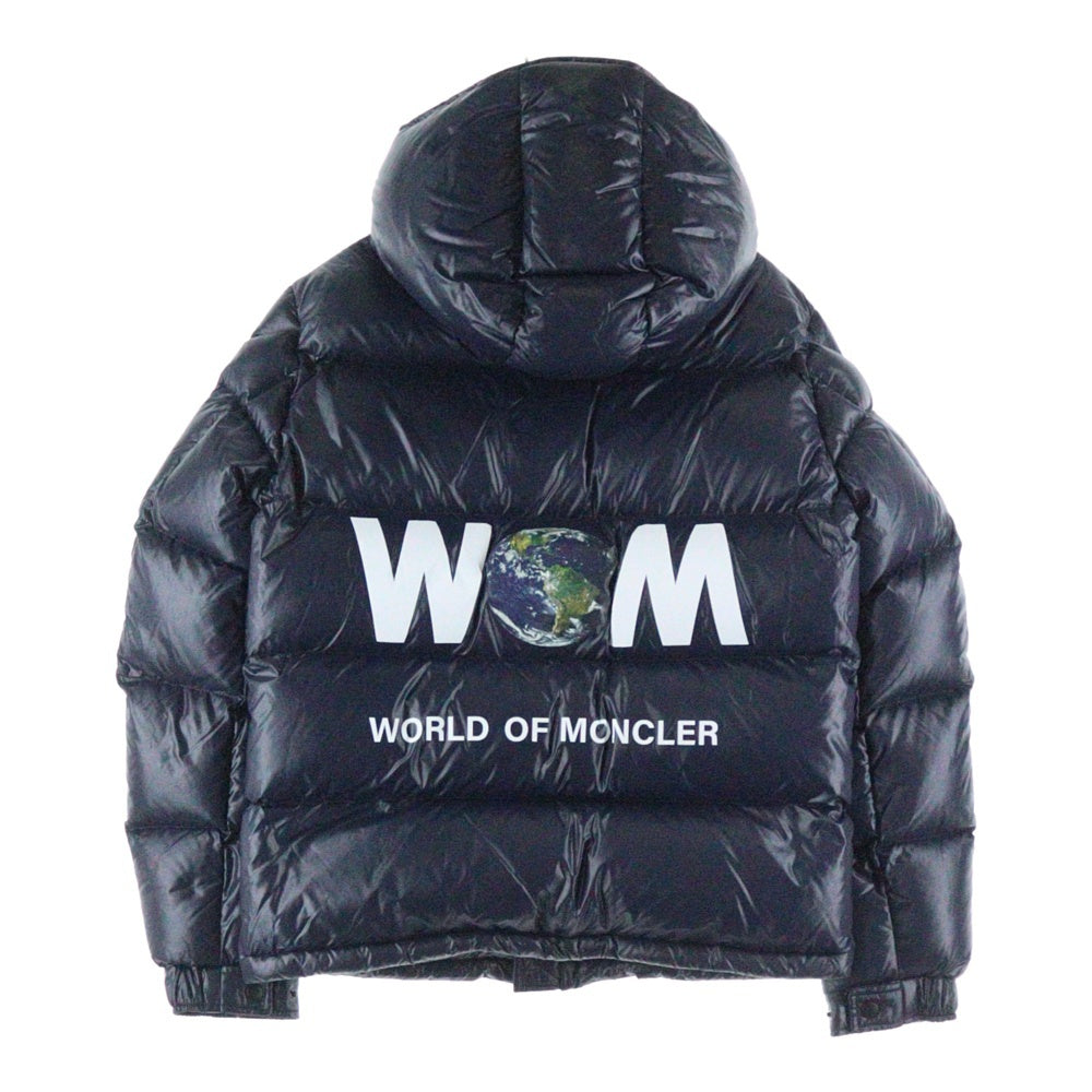 MONCLER(モンクレール) 21AW ×FRAGMENT DESIGN HANTIUM JACKET フラグメントデザイン ハンティウム バックプリント ナイロン ダウンジャケット ネイビー G209U1A00017
