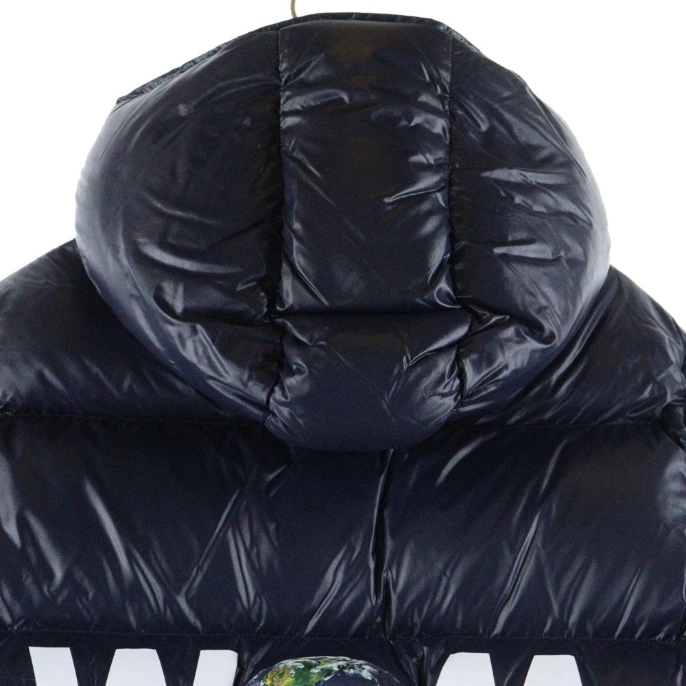 MONCLER(モンクレール) 21AW ×FRAGMENT DESIGN HANTIUM JACKET フラグメントデザイン ハンティウム バックプリント ナイロン ダウンジャケット ネイビー G209U1A00017