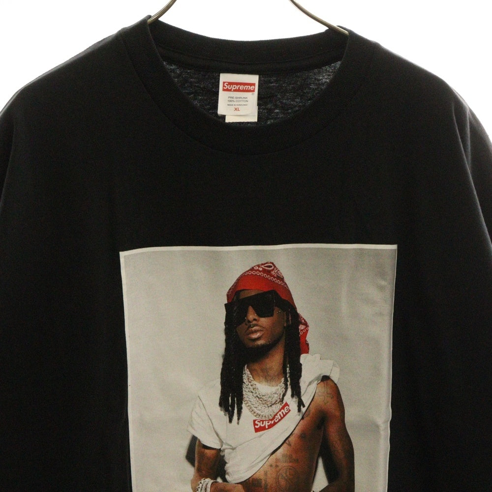 SUPREME(シュプリーム) 25AW Playboi Carti Tee プレイボーイ カーティ フォトプリント クルーネック 半袖Tシャツ カットソー ブラック