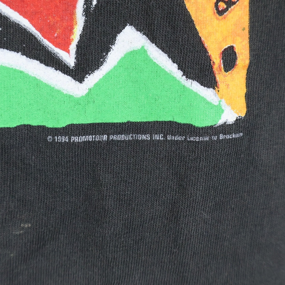 VINTAGE(ヴィンテージ) 90S VINTAGE ROLLING STONES VOODOO LOUNGE LIVE WORLD TOUR 1995 ヴィンテージ ローリングストーンズ プリント 半袖Tシャツ カットソー ブラック