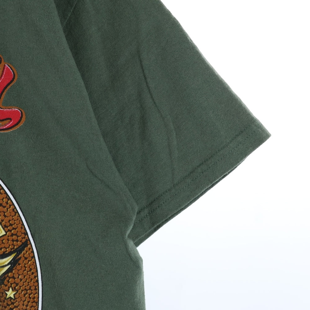 VINTAGE(ヴィンテージ) 90S VINTAGE AEROSMITH NOTHING CAN STOP THIS ROCK WORLD TOUR TEE エアロスミス 両面プリント 半袖Tシャツ カットソー カーキ