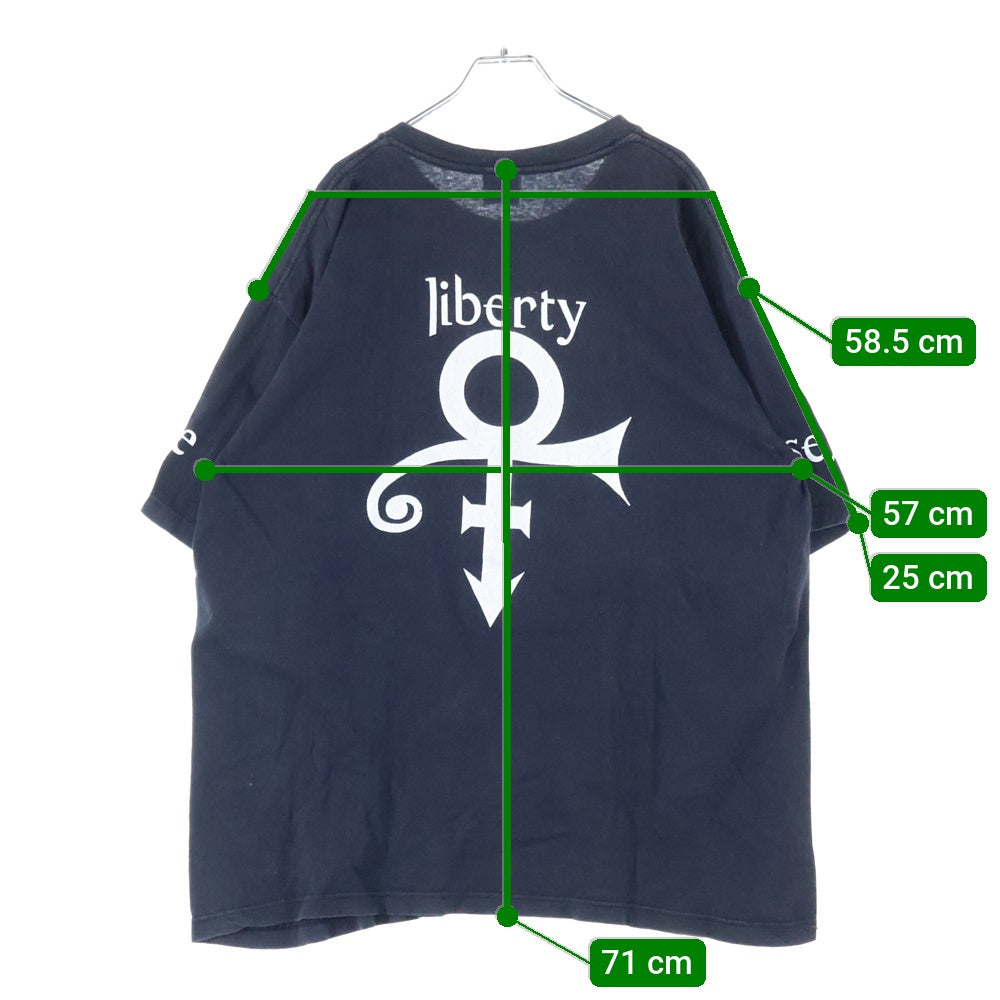 VINTAGE(ヴィンテージ) 90S VINTAGE PRINCE LOVE SYMBOL LOVE SEX LIBERTY ヴィテージ プリンス ラブ シンボル セックス リバーティ 半袖Tシャツ カットソー ブラック