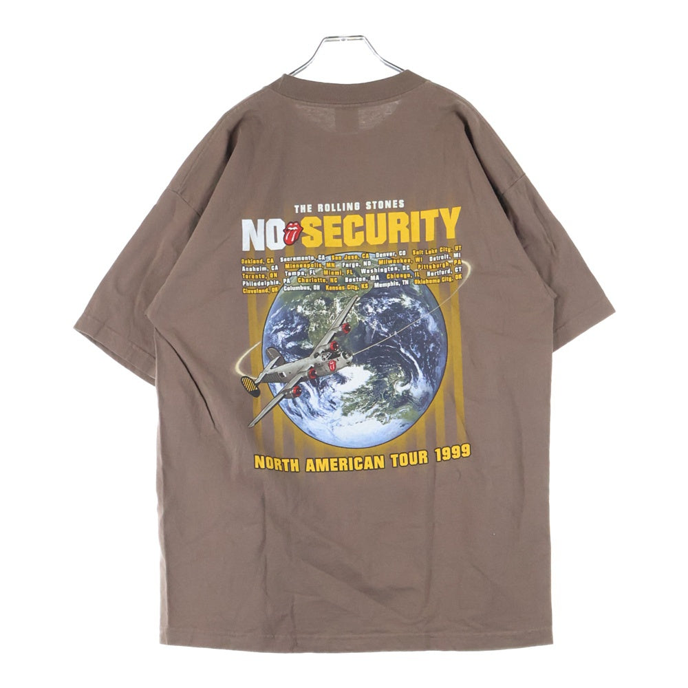 VINTAGE(ヴィンテージ) 90S VINTAGE ROLLING STONES NO SECURITY 1999 TOUR PADLOCK LIP&TONGUE ローリングストーンズ ノーセキュリティ パドロック リップアンドタン 半袖Tシャツ