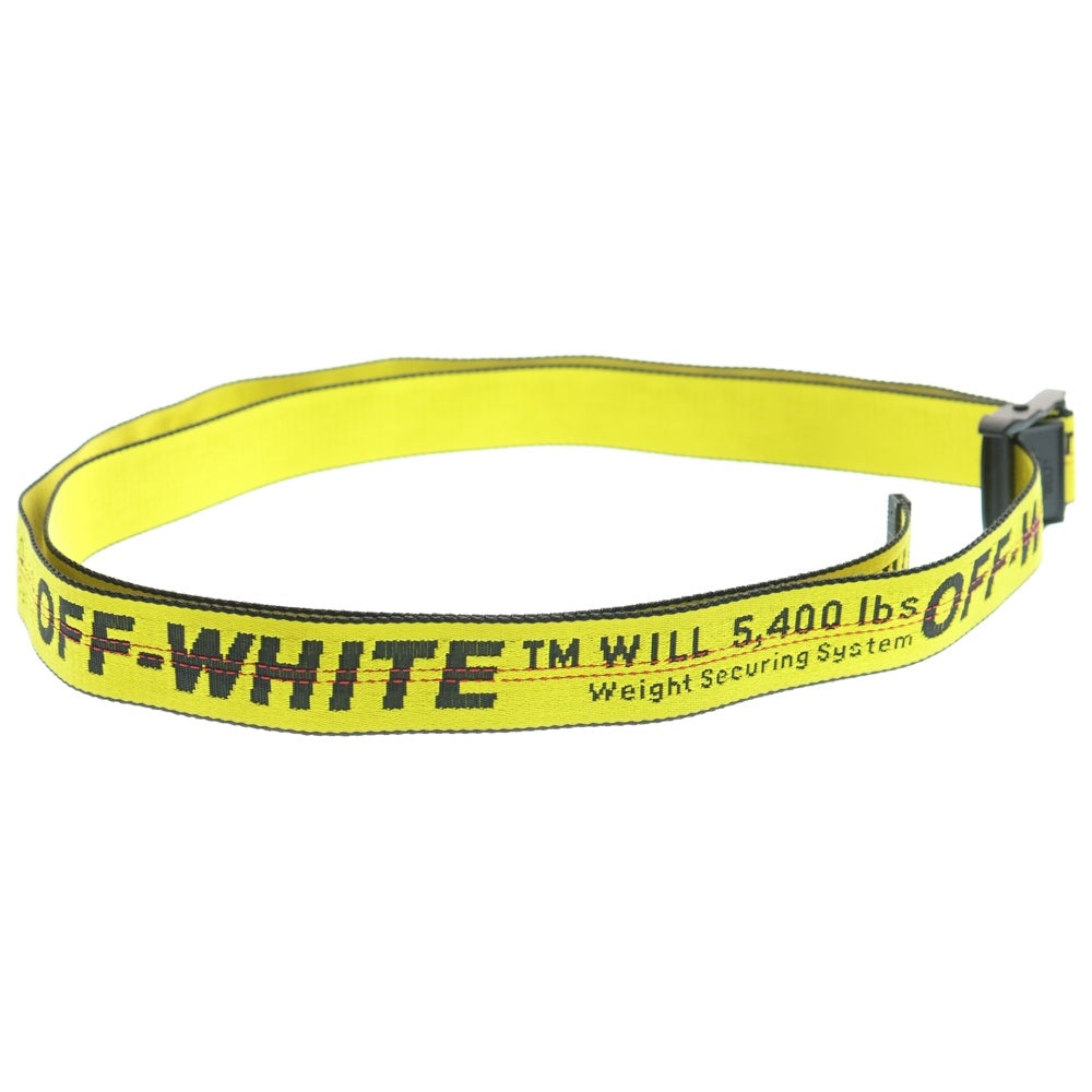 OFF-WHITE(オフホワイト) CLASSIC INDUSTRIAL BELT クラシック インダストリアル ロゴベルト イエロー