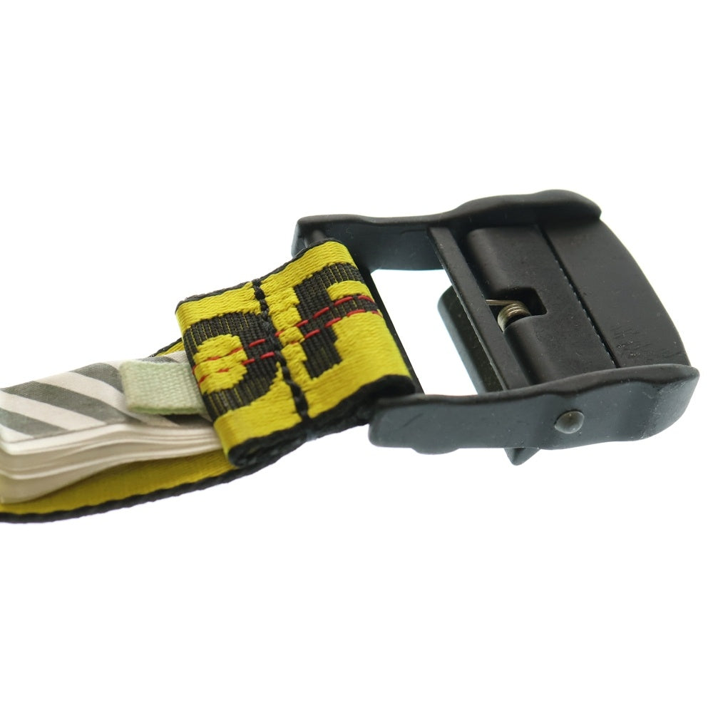 OFF-WHITE(オフホワイト) CLASSIC INDUSTRIAL BELT クラシック インダストリアル ロゴベルト イエロー