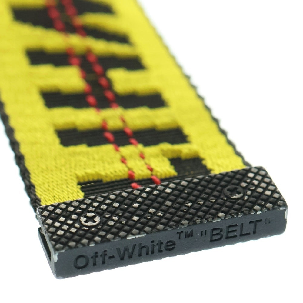 OFF-WHITE(オフホワイト) CLASSIC INDUSTRIAL BELT クラシック インダストリアル ロゴベルト イエロー