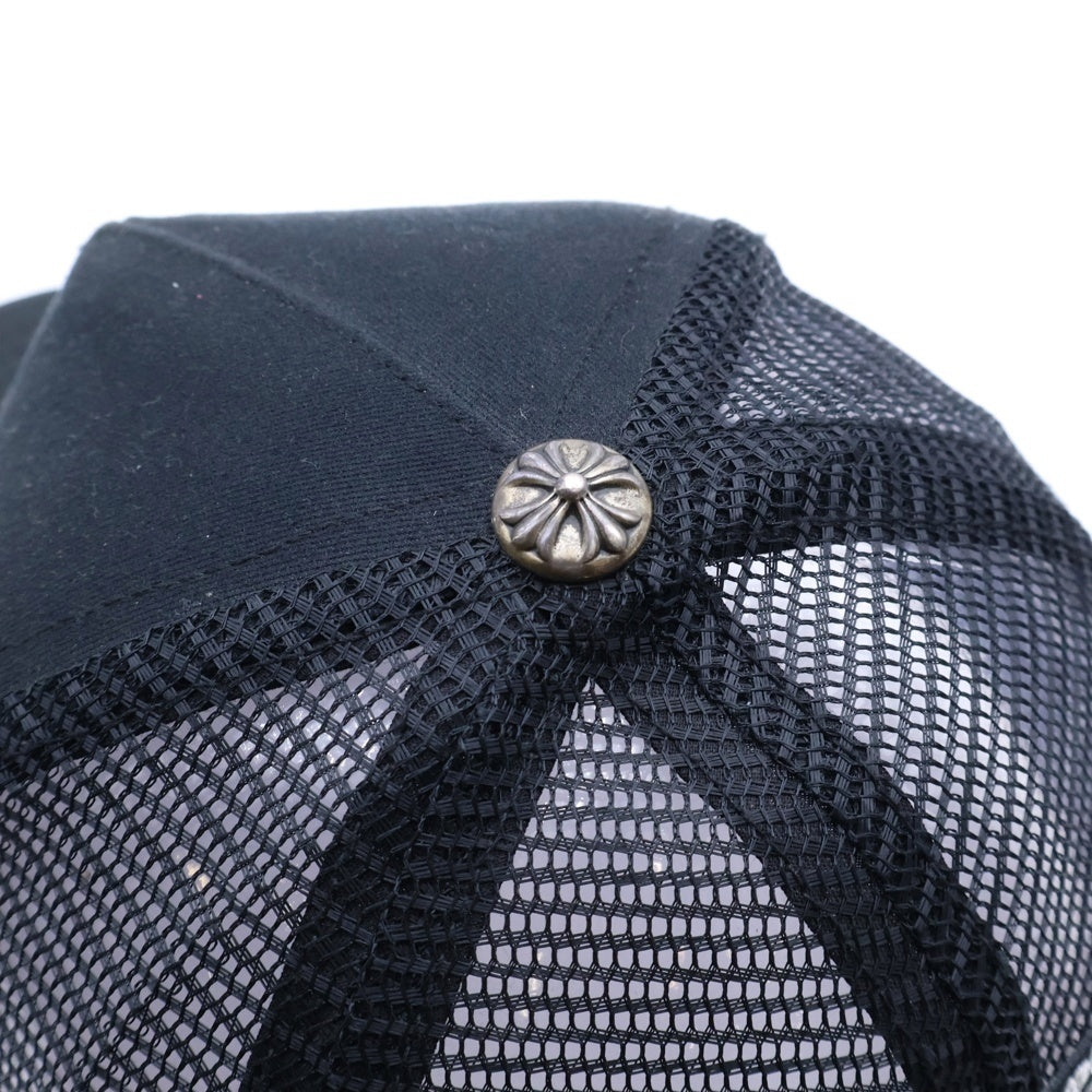 CHROME HEARTS(クロムハーツ) PRINTED TRUCKER CAP CHプラス プリント トラッカーメッシュキャップ ブラック/シルバー