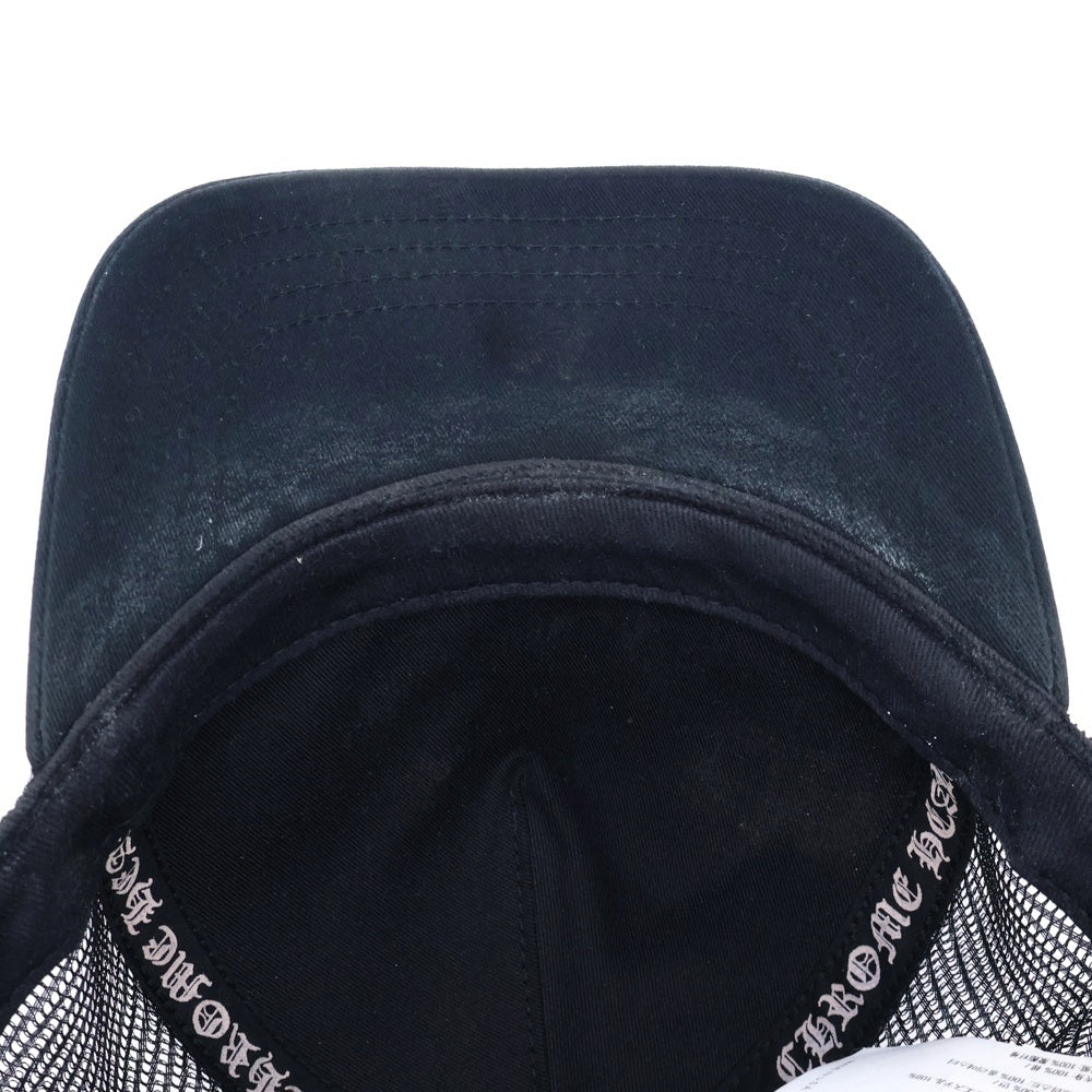 CHROME HEARTS(クロムハーツ) PRINTED TRUCKER CAP CHプラス プリント トラッカーメッシュキャップ ブラック/シルバー
