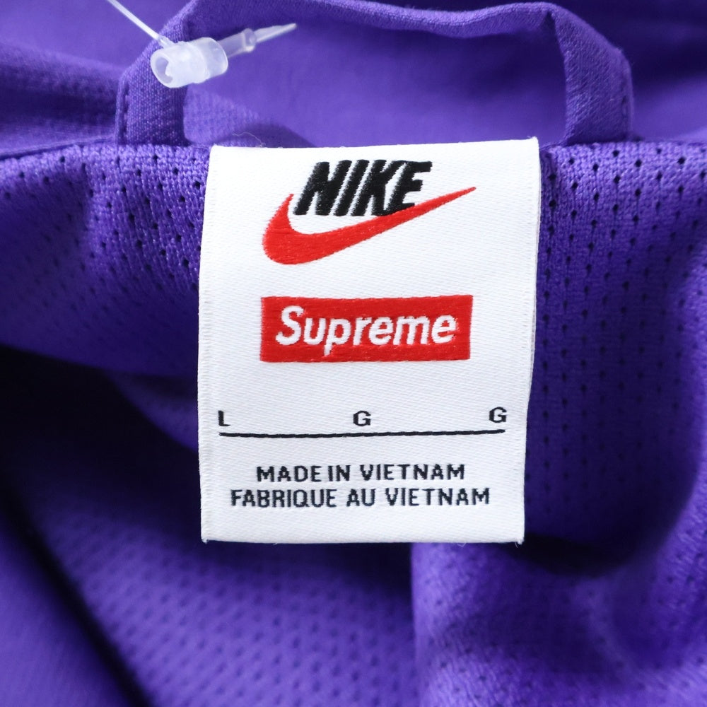 SUPREME(シュプリーム) 25SS ×NIKE Track Jacket ナイキ ロゴエンブロイダリー トラックジャケット パープル HF9622-545