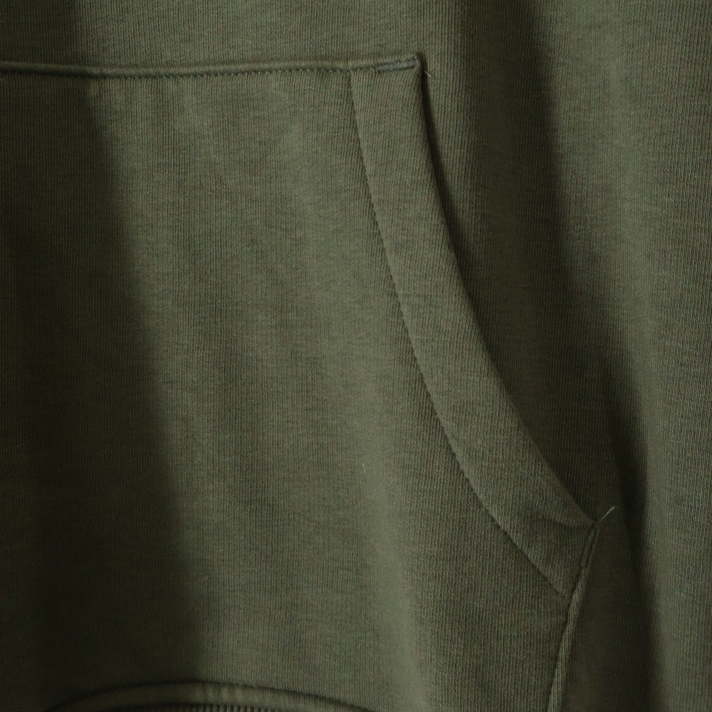 THE NORTH FACE(ザノースフェイス) ロゴエンブロイダリー プルオーバーパーカー スウェットフーディ カーキ BLKX104641