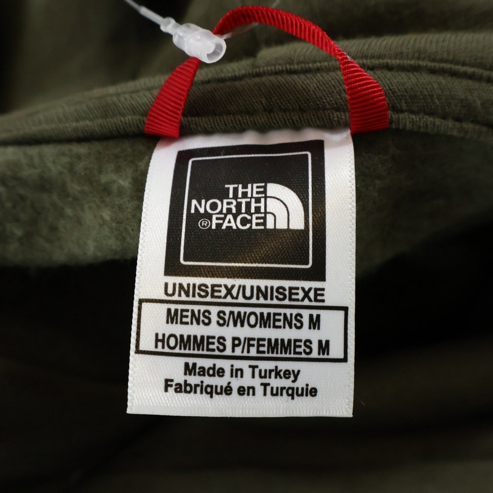 THE NORTH FACE(ザノースフェイス) ロゴエンブロイダリー プルオーバーパーカー スウェットフーディ カーキ BLKX104641