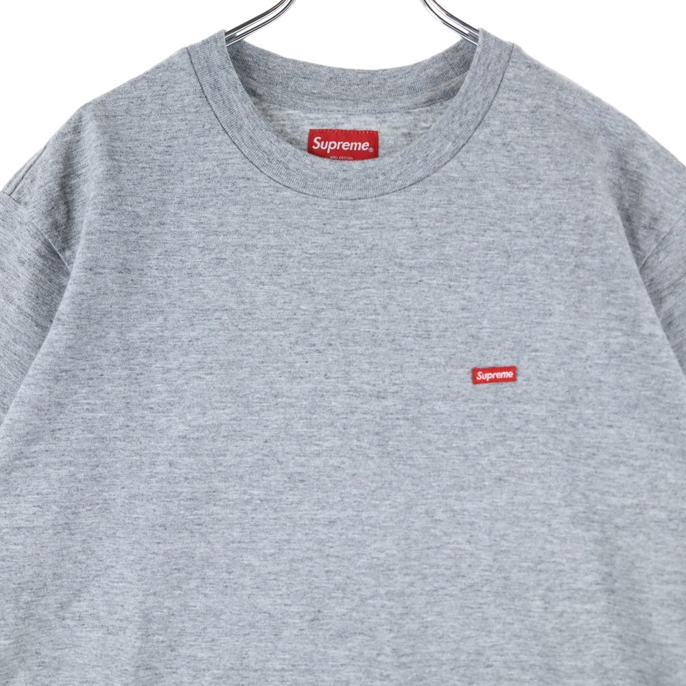 SUPREME(シュプリーム) Small Box Tee スモールボックスロゴ コットン クルーネック 半袖Tシャツ カットソー グレー