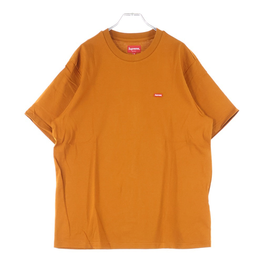 SUPREME(シュプリーム) Small Box Tee スモールボックスロゴ コットン クルーネック 半袖Tシャツ カットソー ブラウン
