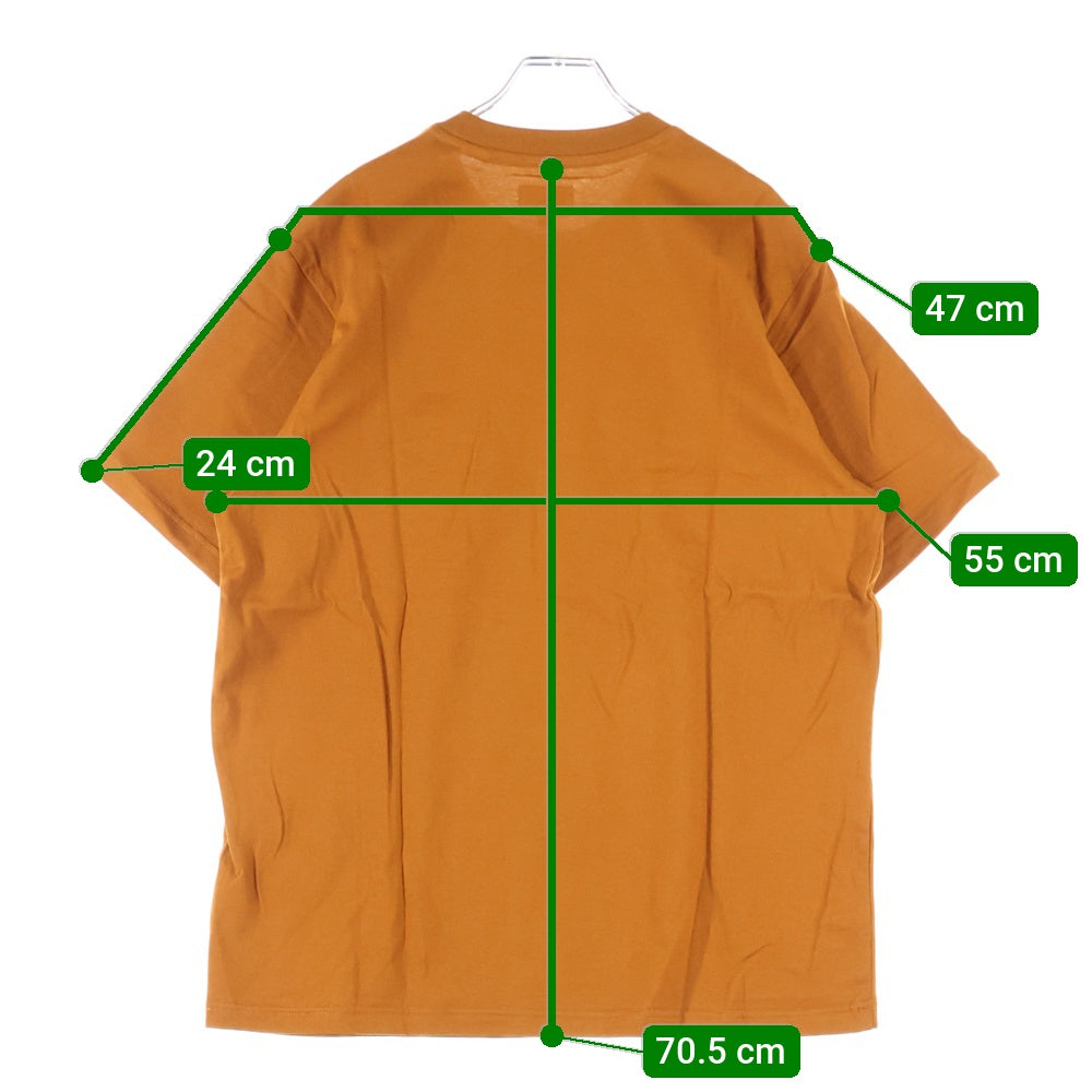 SUPREME(シュプリーム) Small Box Tee スモールボックスロゴ コットン クルーネック 半袖Tシャツ カットソー ブラウン