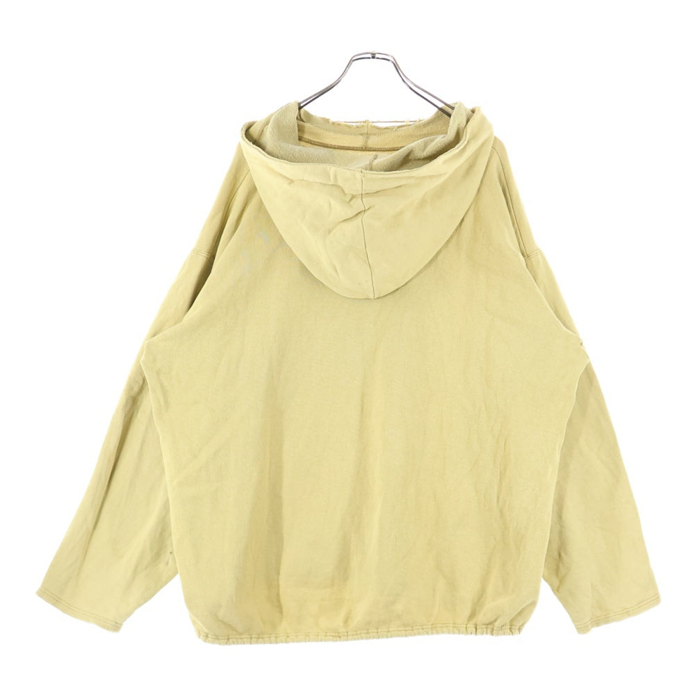 STUSSY(ステューシー) 80S VINTAGE OLD ヴィンテージ オールド ストックロゴ刺繍 スウェット プルオーバーパーカー ベージュ