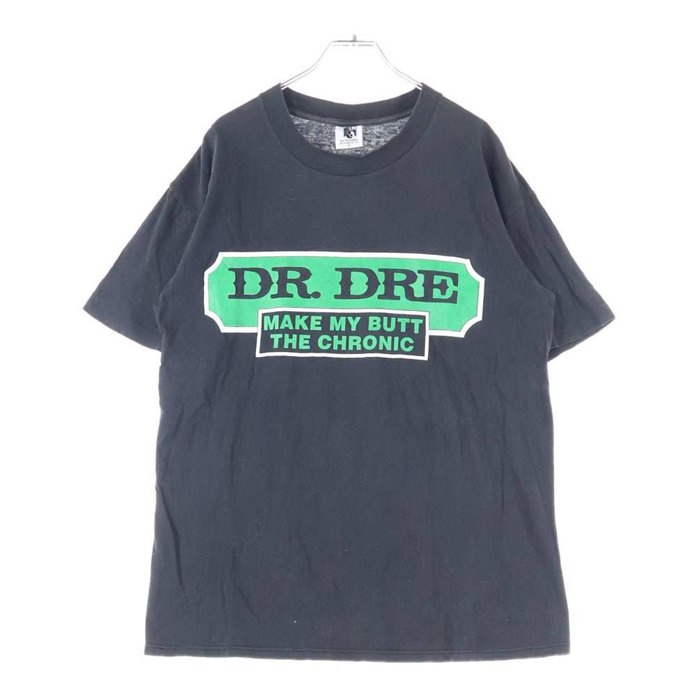 VINTAGE(ヴィンテージ) 90S VINTAGE DR. DRE MAKE MY BUTT THE CRONIC ドクター ドレー メイク マイ バットザ クロニック クルーネック 半袖Tシャツカットソー ブラック/グリーン