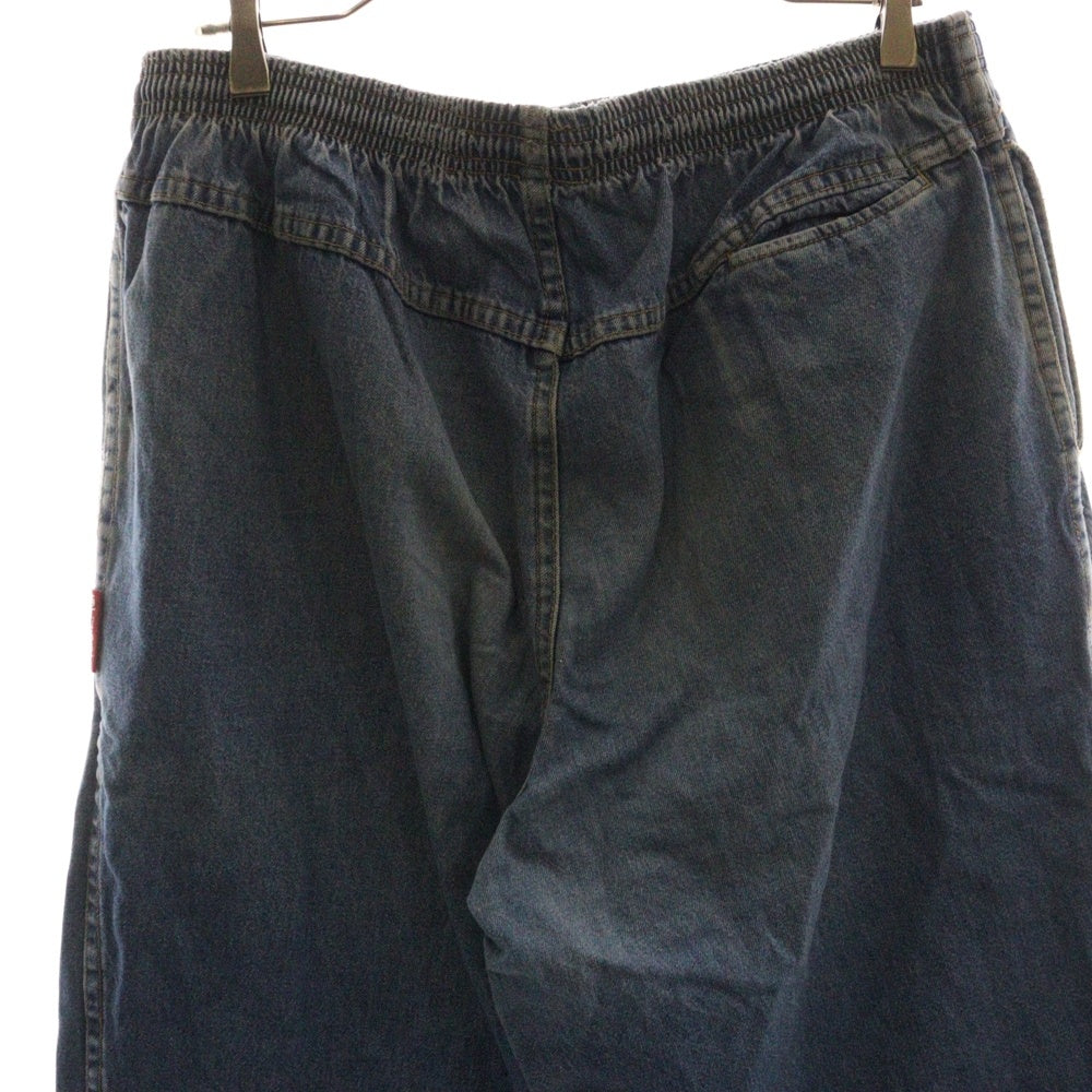 STUSSY(ステューシー) 90S VINTAGE OLD ヴィンテージ オールド リブ ストレート デニムパンツ インディゴ