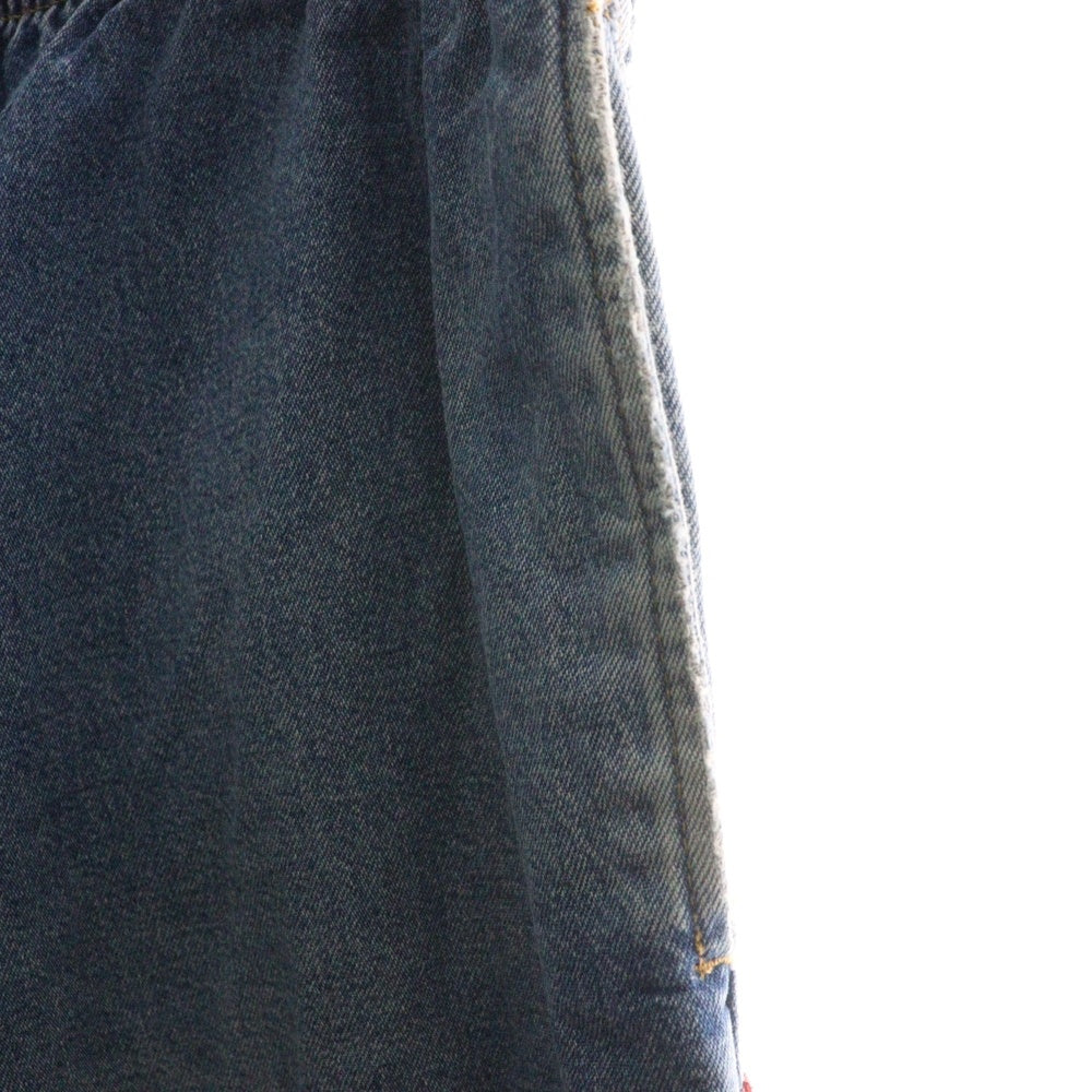 STUSSY(ステューシー) 90S VINTAGE OLD ヴィンテージ オールド リブ ストレート デニムパンツ インディゴ