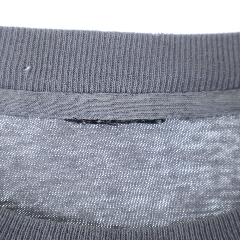 STUSSY(ステューシー) 80S VINTAGE OLD Cut Tag Fits ヴィンテージ オールド シャドーマン クルーネック ロングスリーブ 長袖 Tシャツ カットソー チャコールグレー