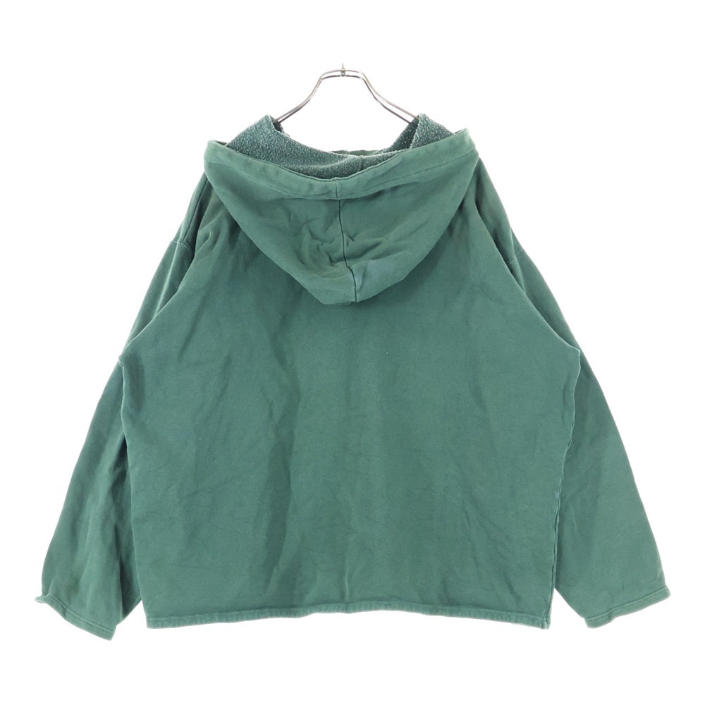 STUSSY(ステューシー) 80S VINTAGE OLD ヴィンテージ オールド ロゴ刺繍 スウェット プルオーバー パーカー グリーン