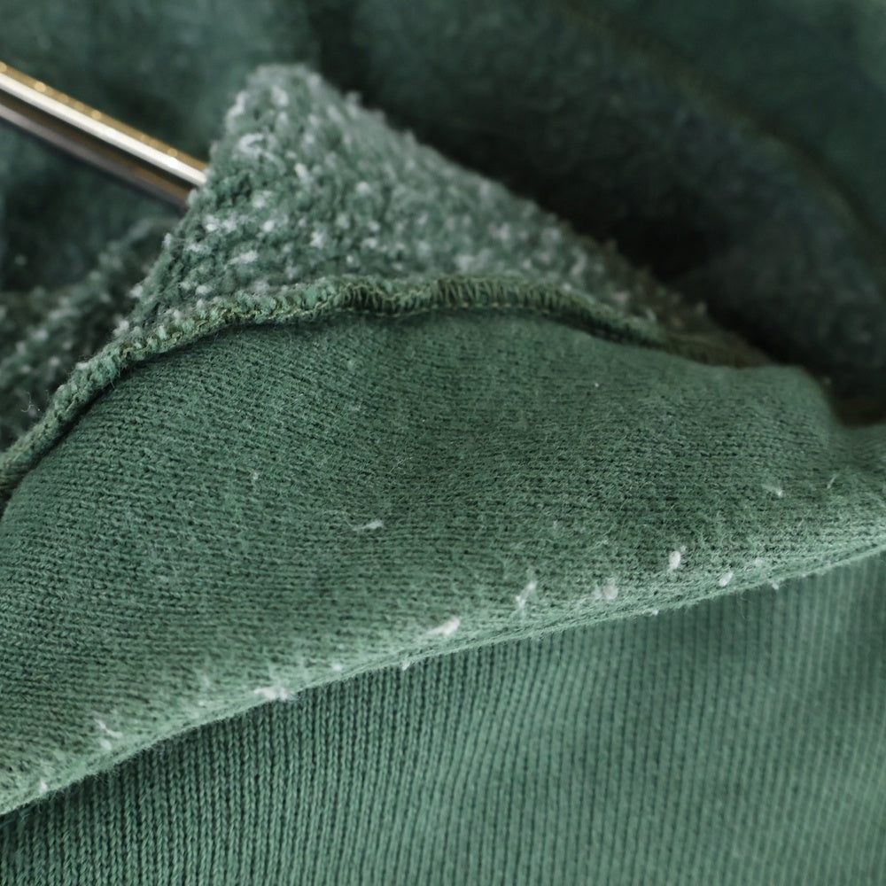 STUSSY(ステューシー) 80S VINTAGE OLD ヴィンテージ オールド ロゴ刺繍 スウェット プルオーバー パーカー グリーン