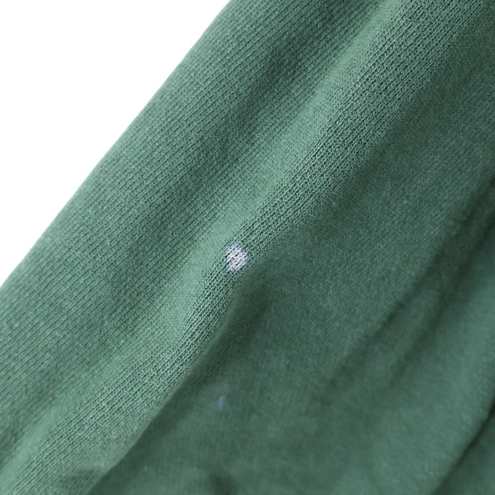 STUSSY(ステューシー) 80S VINTAGE OLD ヴィンテージ オールド ロゴ刺繍 スウェット プルオーバー パーカー グリーン