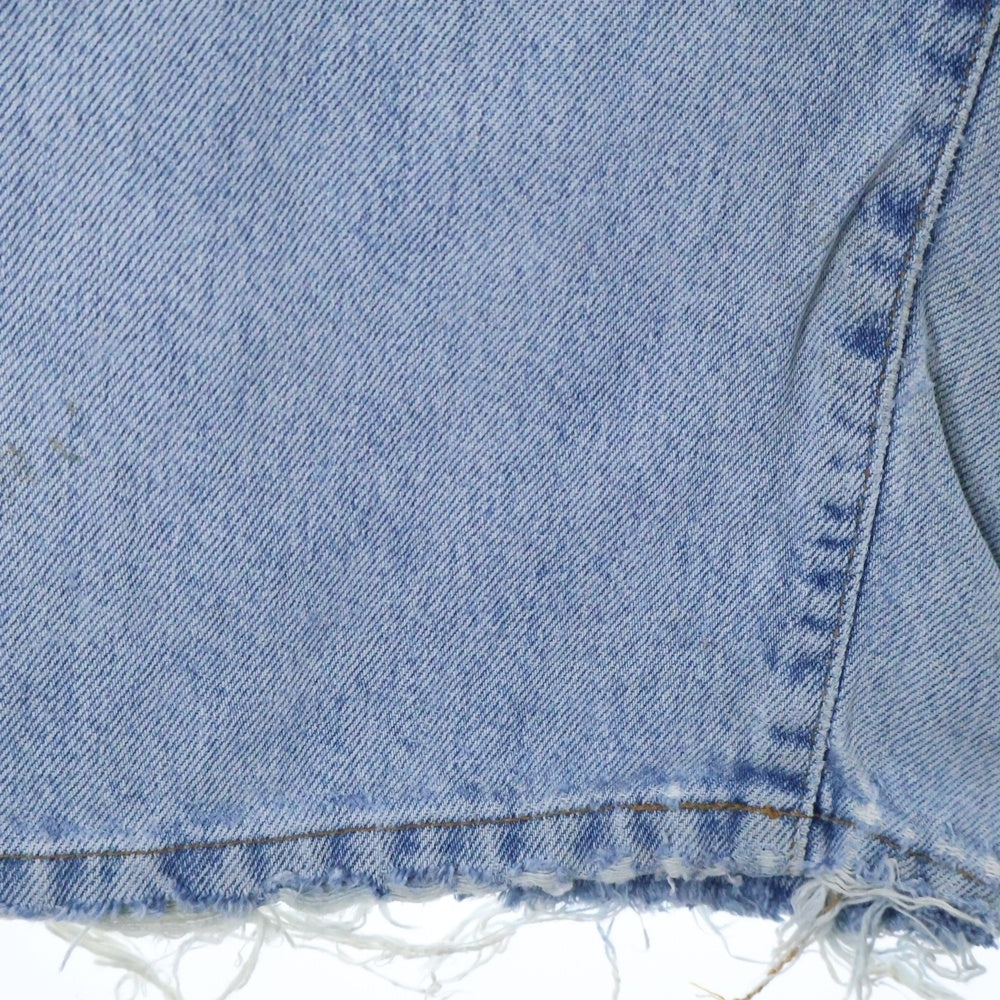 RRL(ダブルアールエル) USA製 ジップフライ ダメージ ストレート デニムパンツ インディゴ