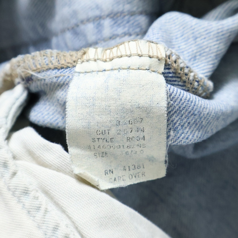 RRL(ダブルアールエル) USA製 ジップフライ ダメージ ストレート デニムパンツ インディゴ