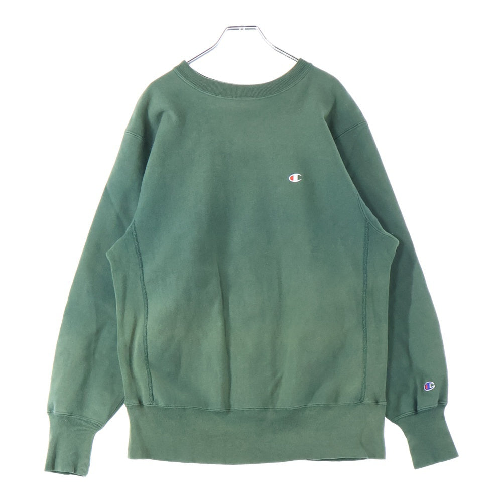 CHAMPION(チャンピオン) 90S VINTAGE リバースウィーブ クルーネック スウェット トレーナー グリーン
