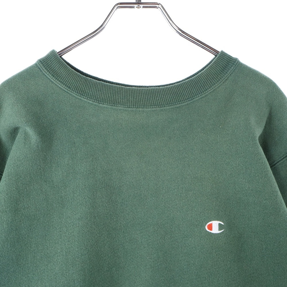 CHAMPION(チャンピオン) 90S VINTAGE リバースウィーブ クルーネック スウェット トレーナー グリーン
