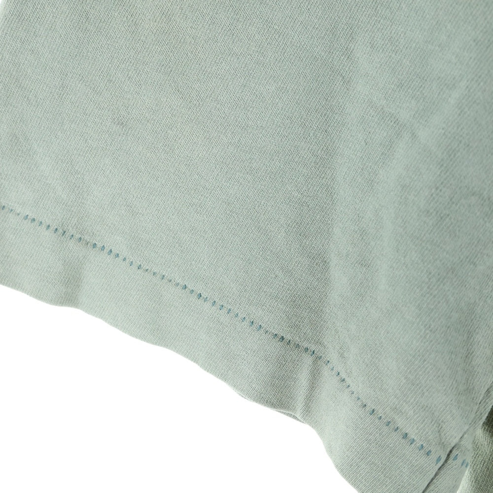 STUSSY(ステューシー) 90S VINTAGE OLD ヴィンテージ オールド 白タグ シャドーマン クルーネック 半袖Tシャツ カットソー ブルー