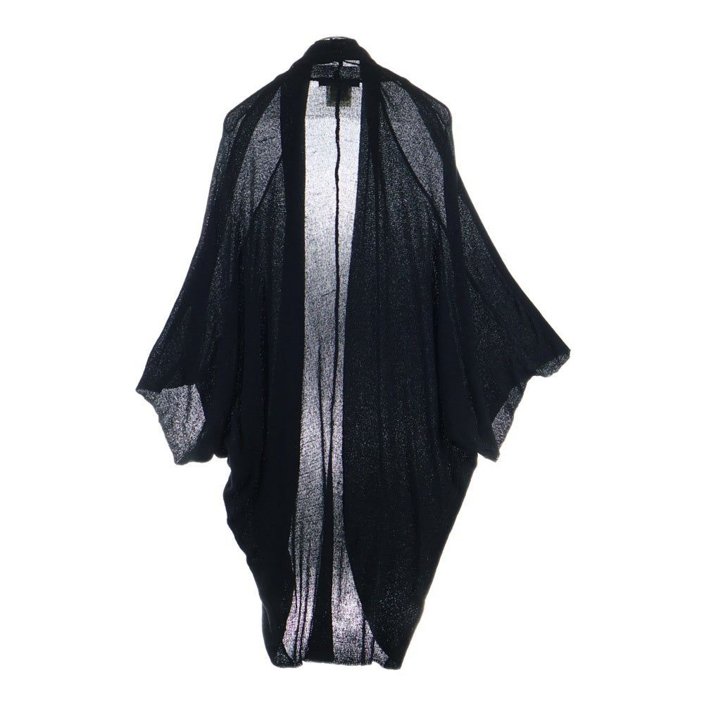 JULIUS(ユリウス) 13SS シルク ナイロン コットン カーディガン ブラック