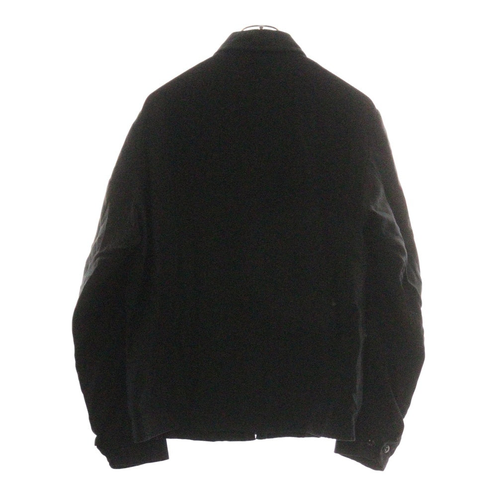 RADIALL(ラディアル) 12SS フロント刺繍 レーヨン スウィングトップ ジャケット ブラック RAD-12SS-JK005