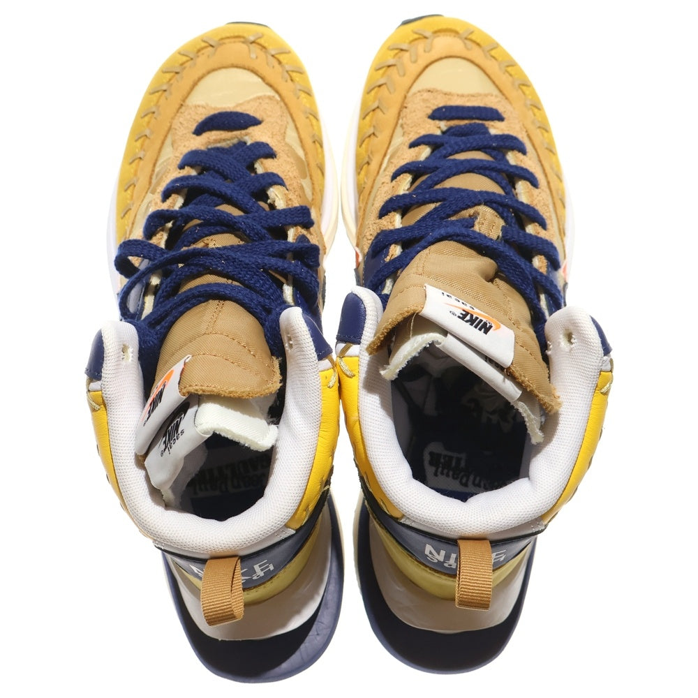 NIKE(ナイキ) ×Jean-Paul Gaultier ×sacai VAPORWAFFLE SESAME/MULTI COLOR ジャンポール サカイ ゴルチエ ヴェイパーワッフル ミッドカットスニーカー US9/27.5cm DH9186-200