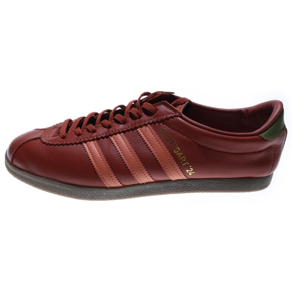 adidas(アディダス) STUTTGART 24 シュトゥットガルト レザー ローカットスニーカー ブラウン US9.5/27.5cm IH4786