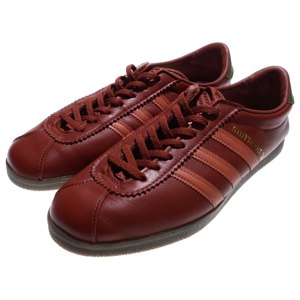 adidas(アディダス) STUTTGART 24 シュトゥットガルト レザー ローカットスニーカー ブラウン US9.5/27.5cm IH4786