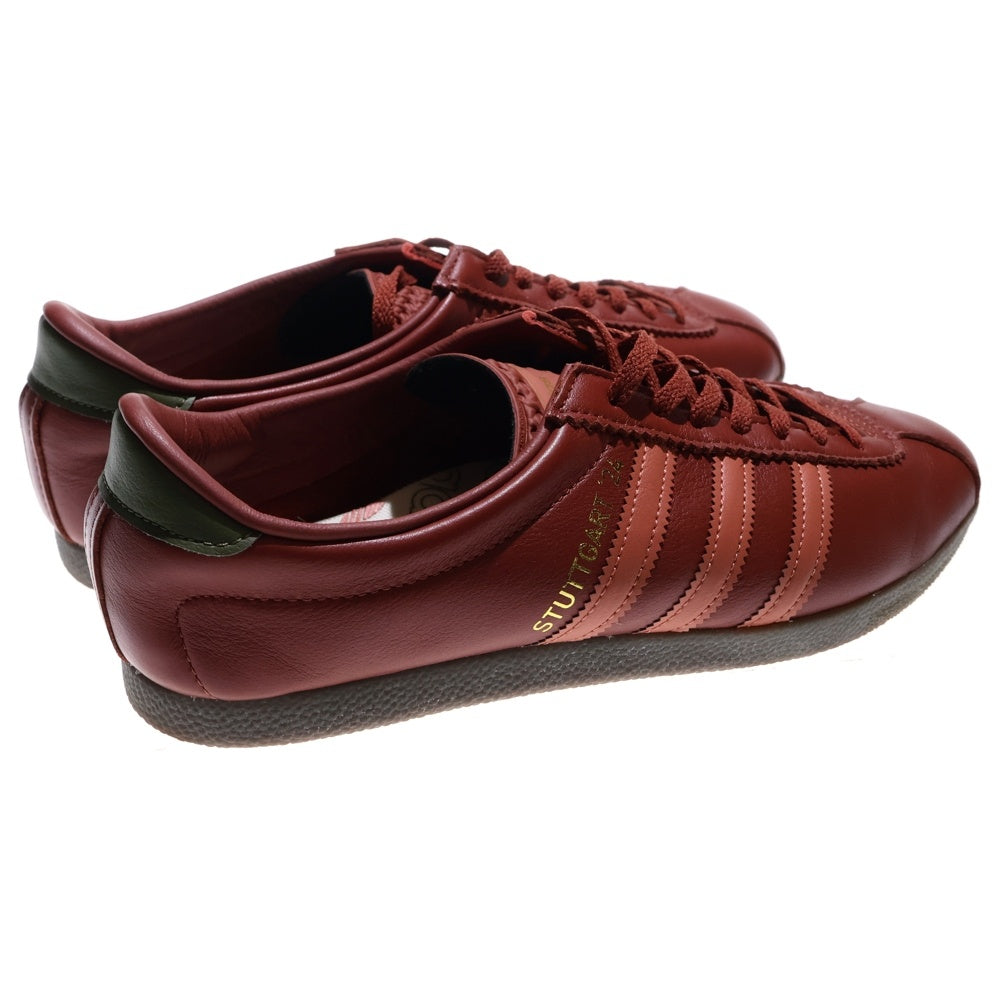 adidas(アディダス) STUTTGART 24 シュトゥットガルト レザー ローカットスニーカー ブラウン US9.5/27.5cm IH4786