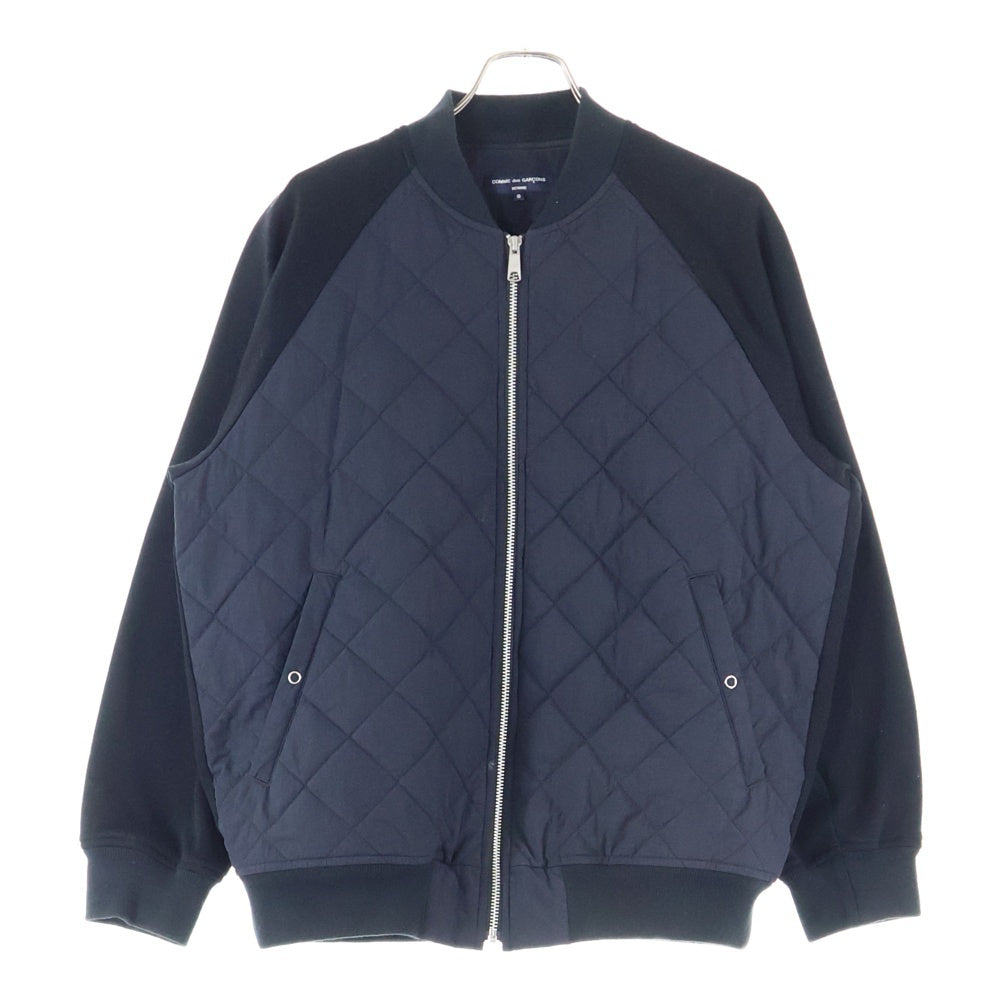 COMME des GARCONS HOMME(コムデギャルソンオム) 23AW ナイロン キルティング ジャケット ブルゾン ブラック AD2023 HL-T023
