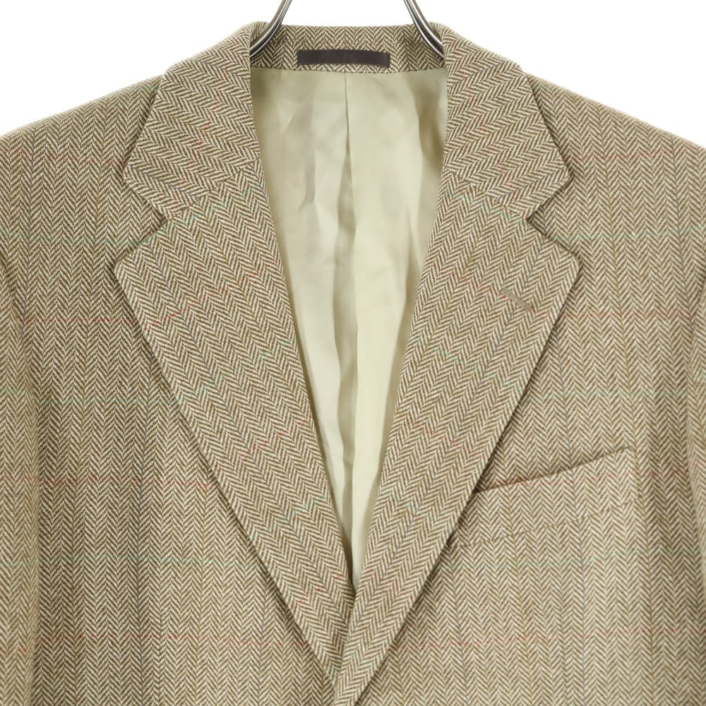 BURBERRY LONDON(バーバリーロンドン) カシミヤ 2B シングルテーラードジャケット ベージュ BBE81-509-45