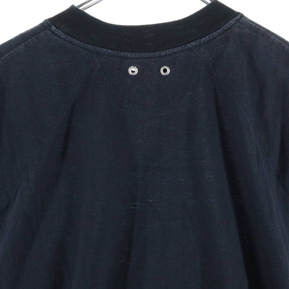 JOHN LAWRENCE SULLIVAN(ジョンローレンスサリバン) 18SS MORALS フロントプリント クルーネック ノースリーブTシャツ タンクトップ ブラック 5A012-0318-15