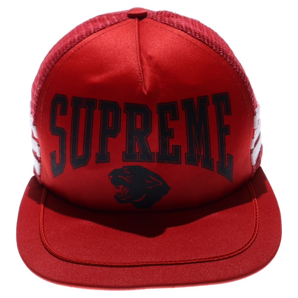 SUPREME(シュプリーム) 10SS Puma 5 Panel Cap フロントロゴ 5パネル メッシュキャップ レッド