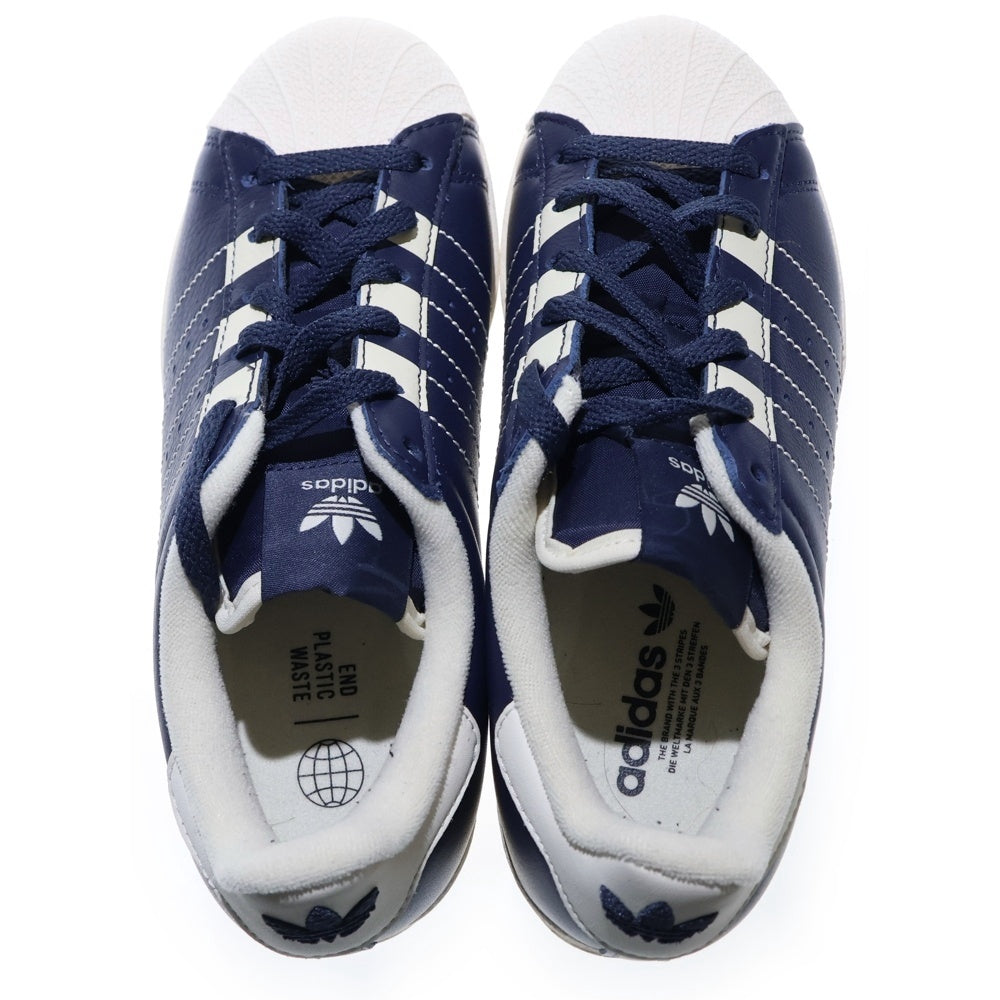 adidas(アディダス) SUPERSTAR スーパースター ローカットスニーカー ネイビー レディース US5.5/23.5cm GW1794