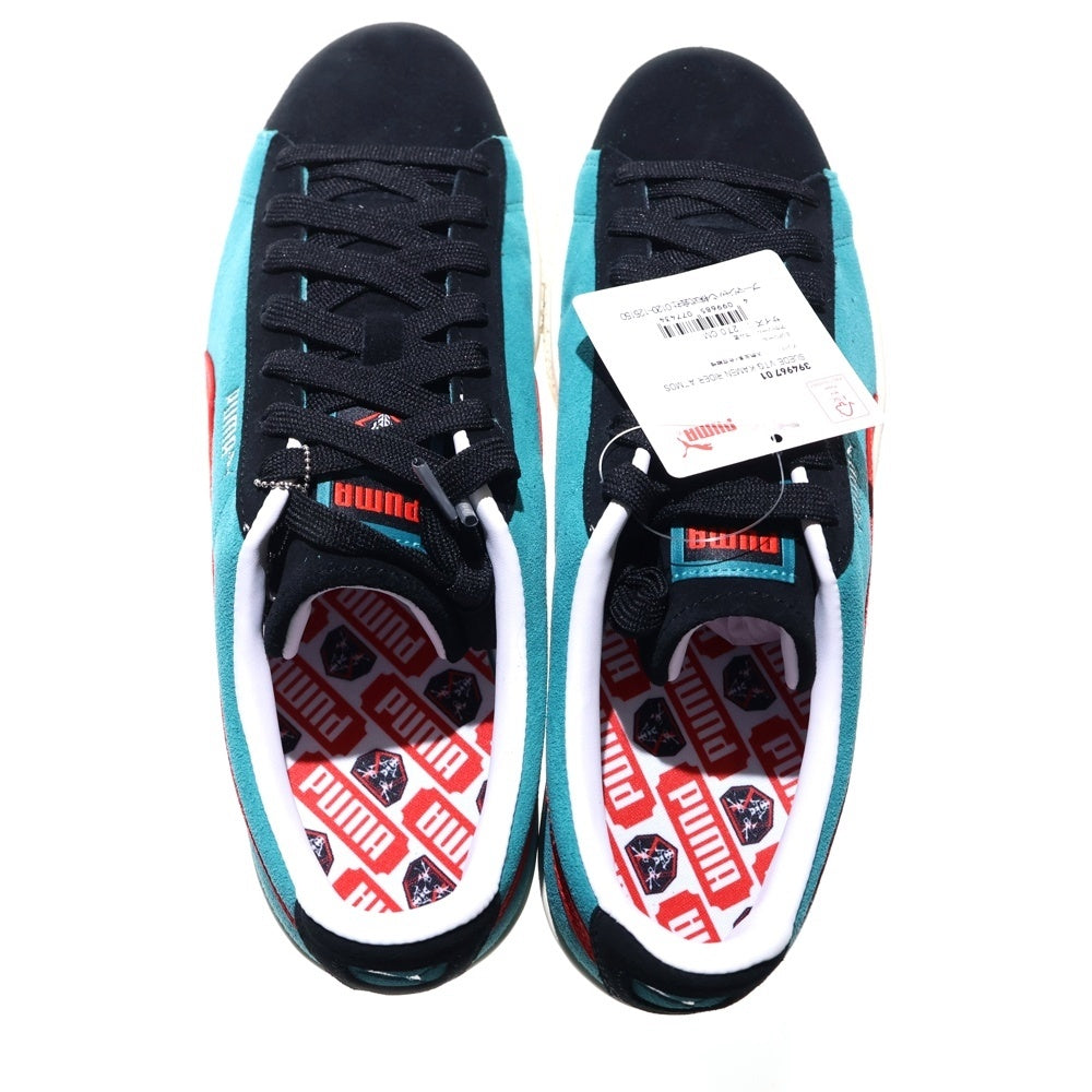 PUMA(プーマ) ×atmos ×Kamen Rider SUEDE VTG アトモス 仮面ライダー スエードヴィンテージ ローカットスニーカー ブラック/ブルー US9/27cm 394967-01