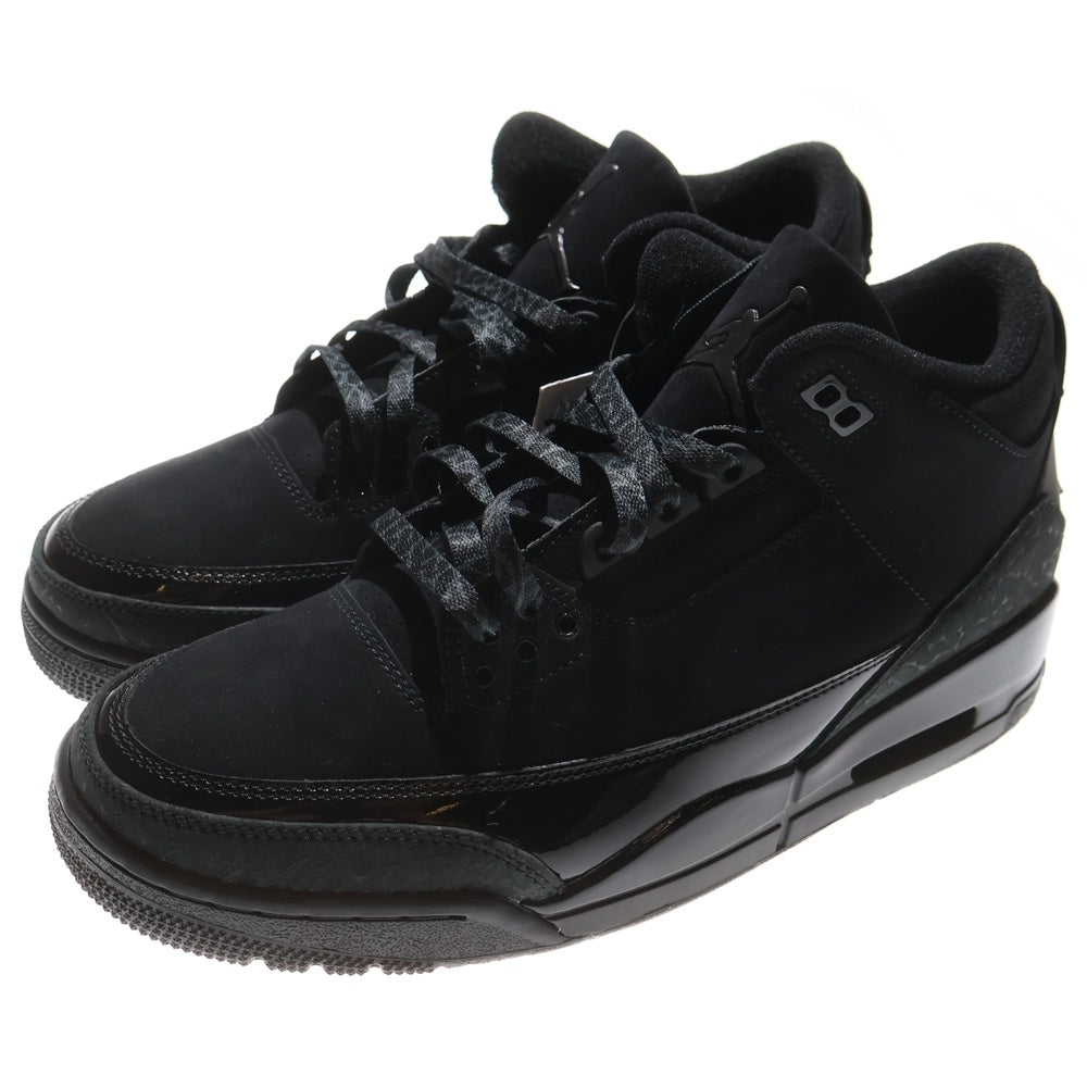 NIKE(ナイキ) AIR JORDAN 3 RETRO BLACK CAT エアジョーダン3 レトロ ブラックキャット ハイカットスニーカー ブラック US9/27cm CT8532-001