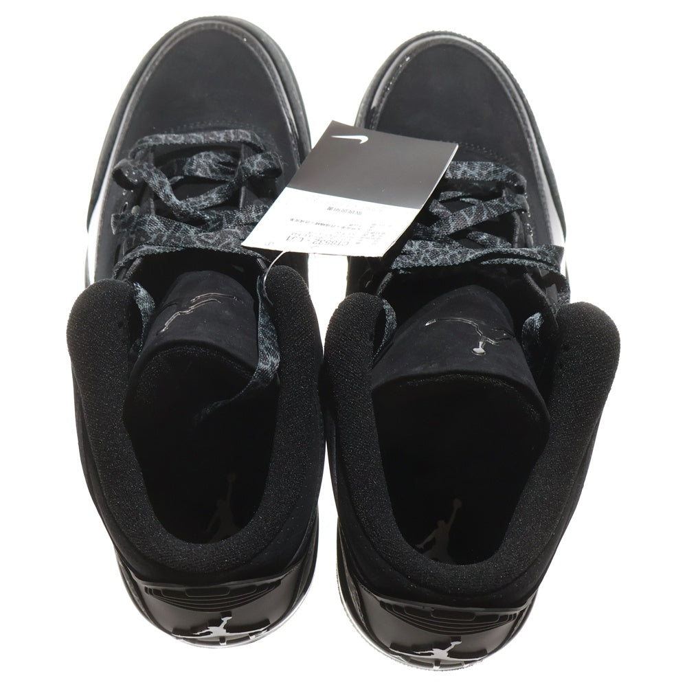 NIKE(ナイキ) AIR JORDAN 3 RETRO BLACK CAT エアジョーダン3 レトロ ブラックキャット ハイカットスニーカー ブラック US9/27cm CT8532-001