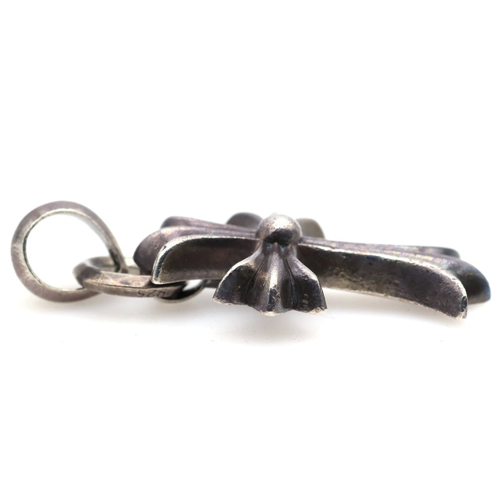CHROME HEARTS(クロムハーツ) CH CRS SML W/BALE Wベイル スモールCHクロス ペンダントトップ シルバー BCA218