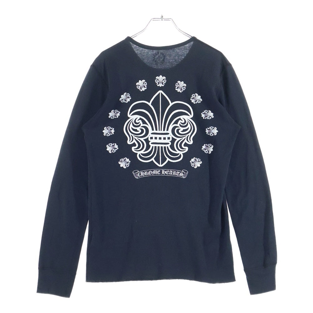 CHROME HEARTS(クロムハーツ) BSフレア プリント サーマル長袖Tシャツ カットソー ブラック