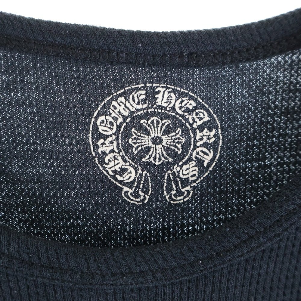 CHROME HEARTS(クロムハーツ) BSフレア プリント サーマル長袖Tシャツ カットソー ブラック