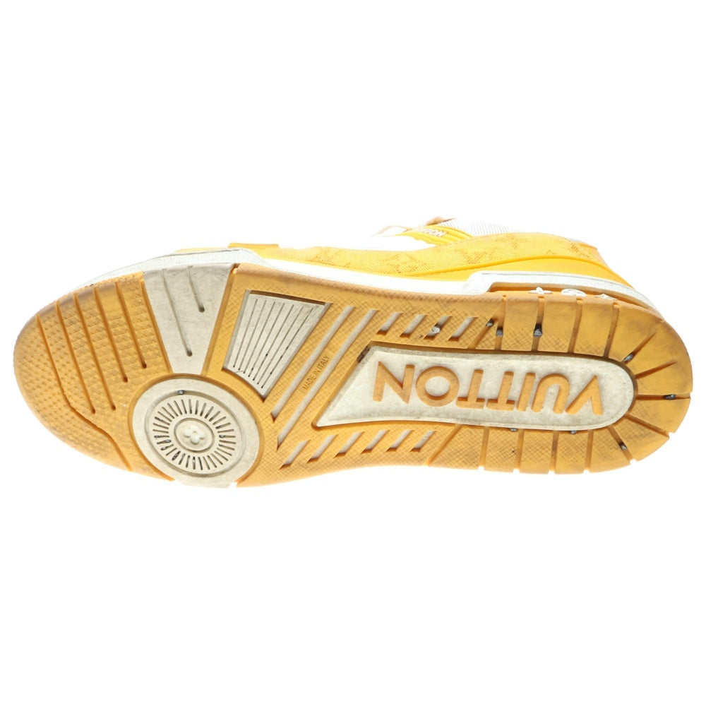 LOUIS VUITTON(ルイヴィトン) 22AW LV Trainer Line Sneaker LVトレイナー モノグラム ローカットスニーカー イエロー